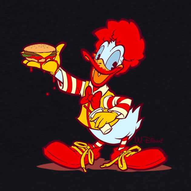 RONALD MCDONALD DUCK by beastpop